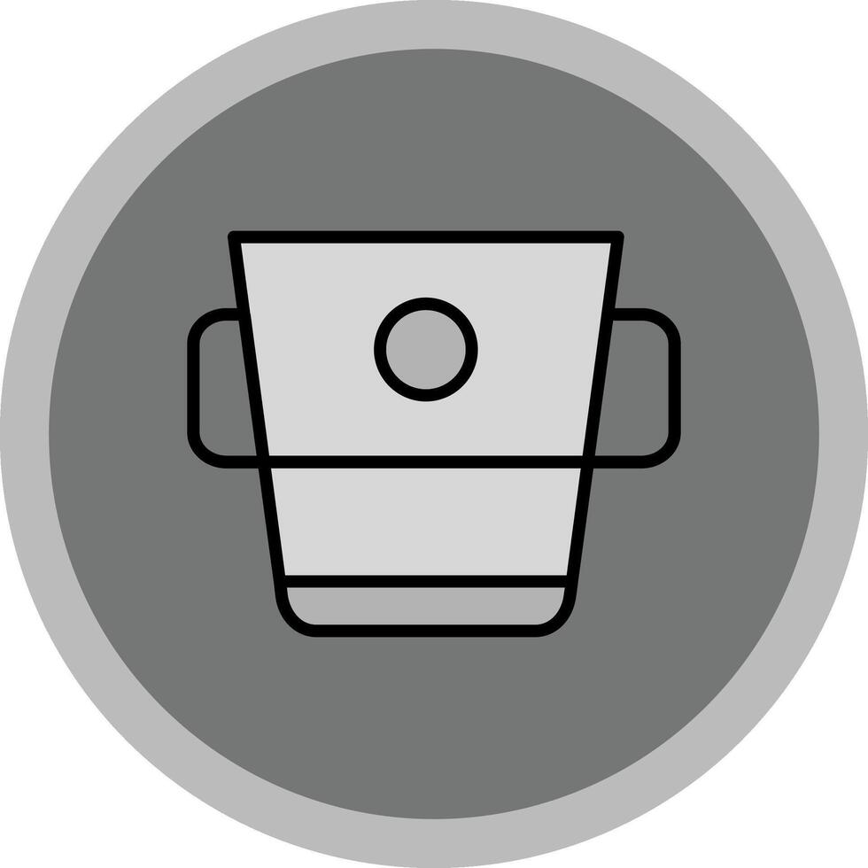 Water Bucket Icon Design vector