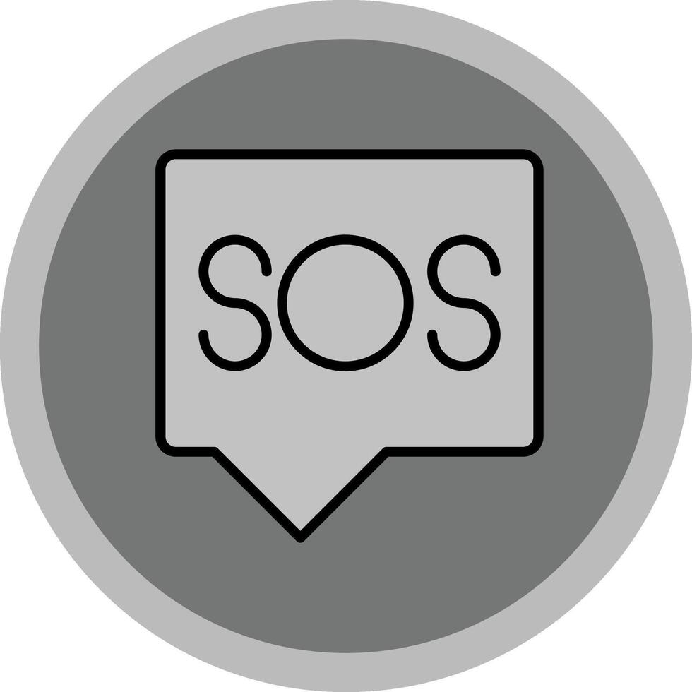 Sos Icon Design vector