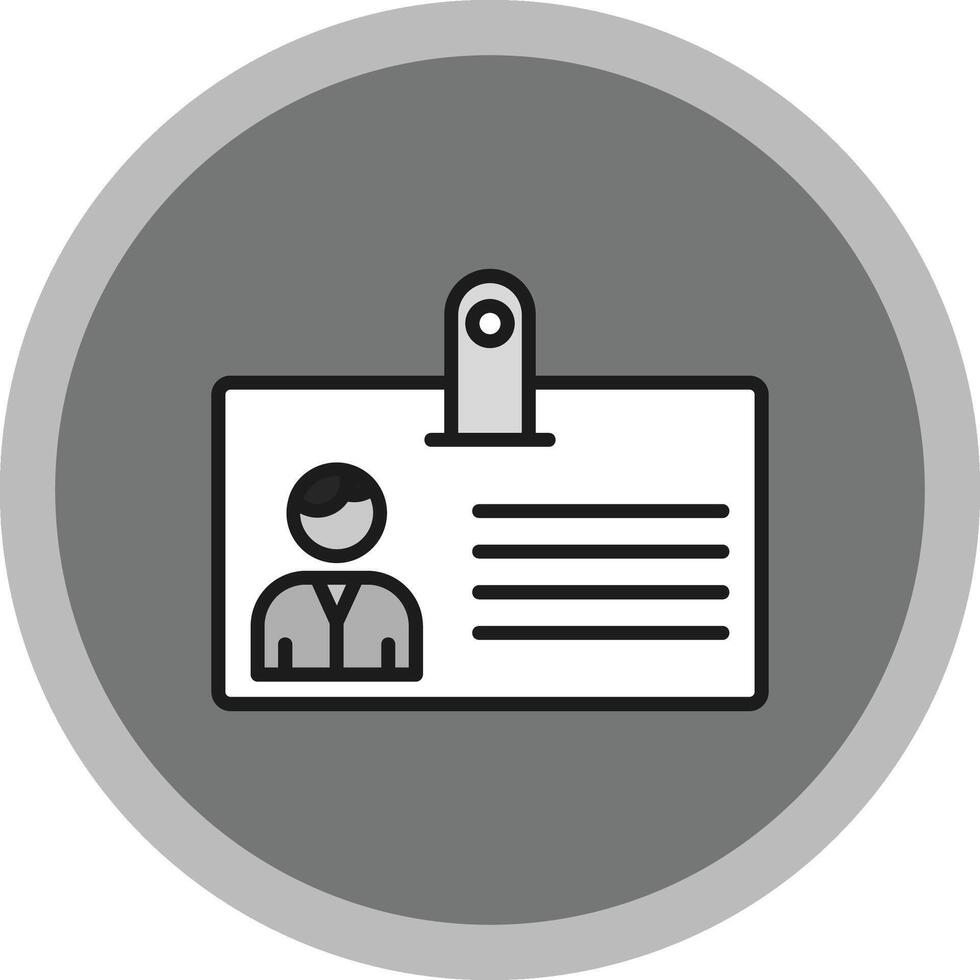 Identification Card Icon Design vector