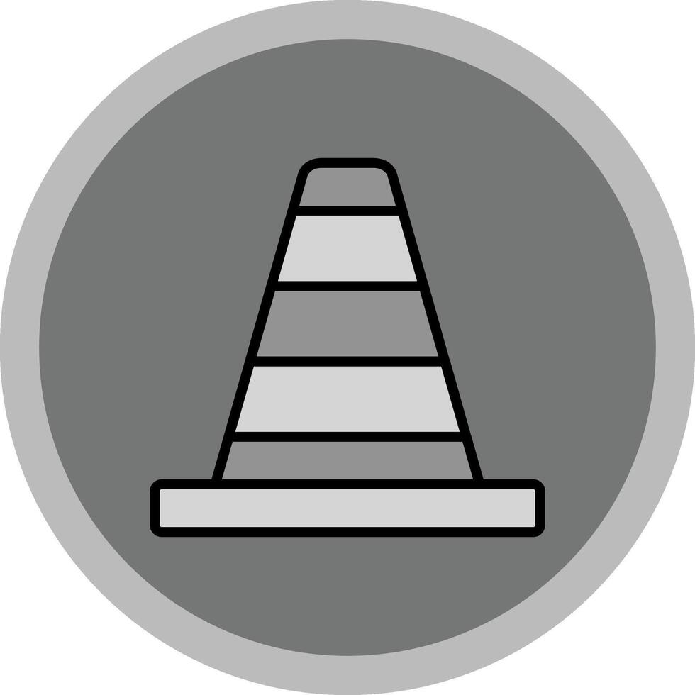 Traffic Cone Icon Design vector
