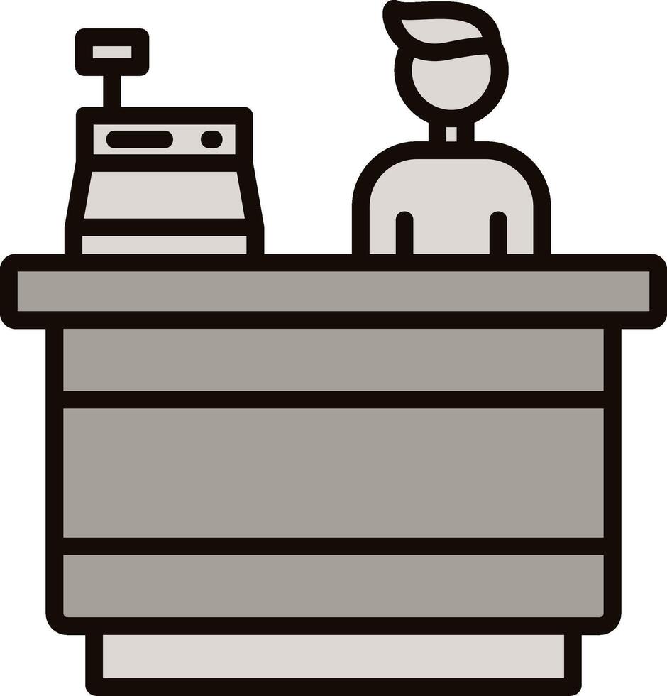 Cashier Icon Design vector