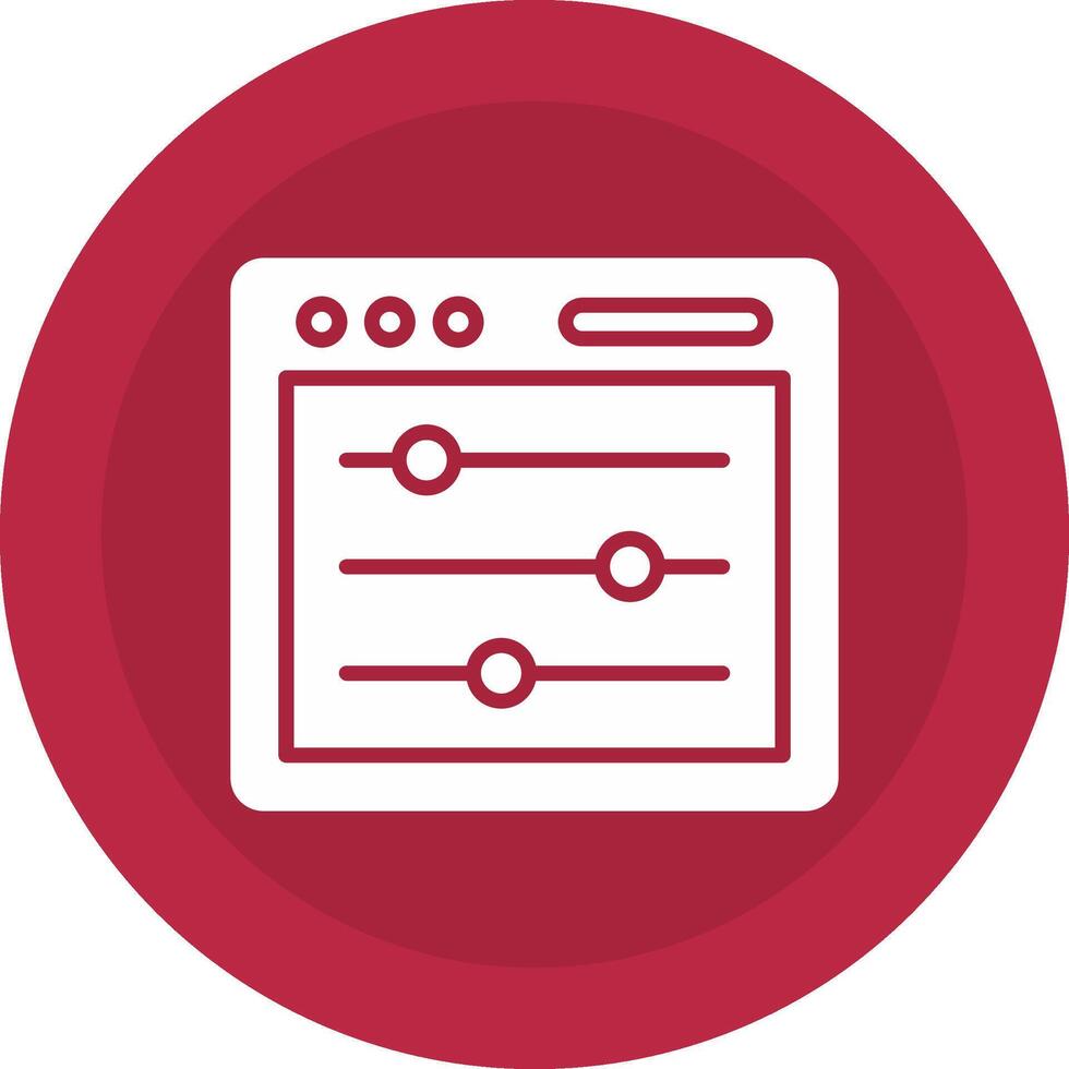 Adjust Icon Design vector