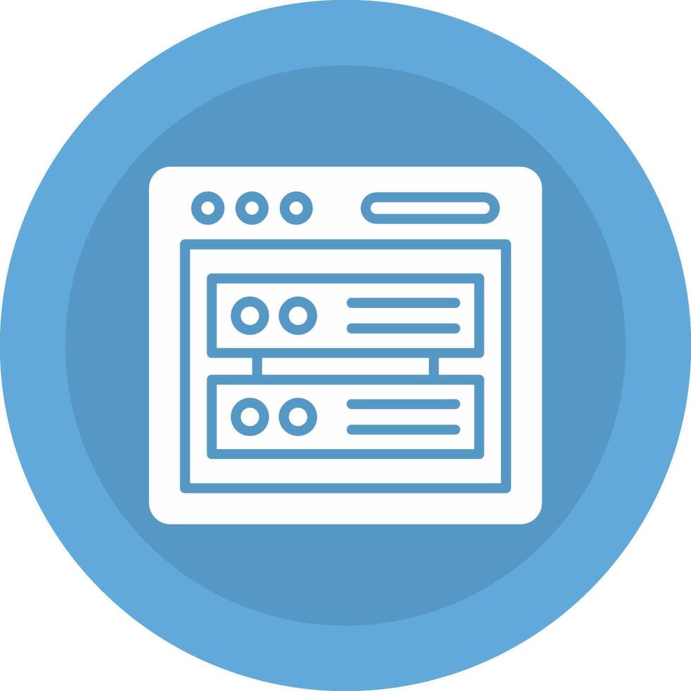Database Icon Design vector