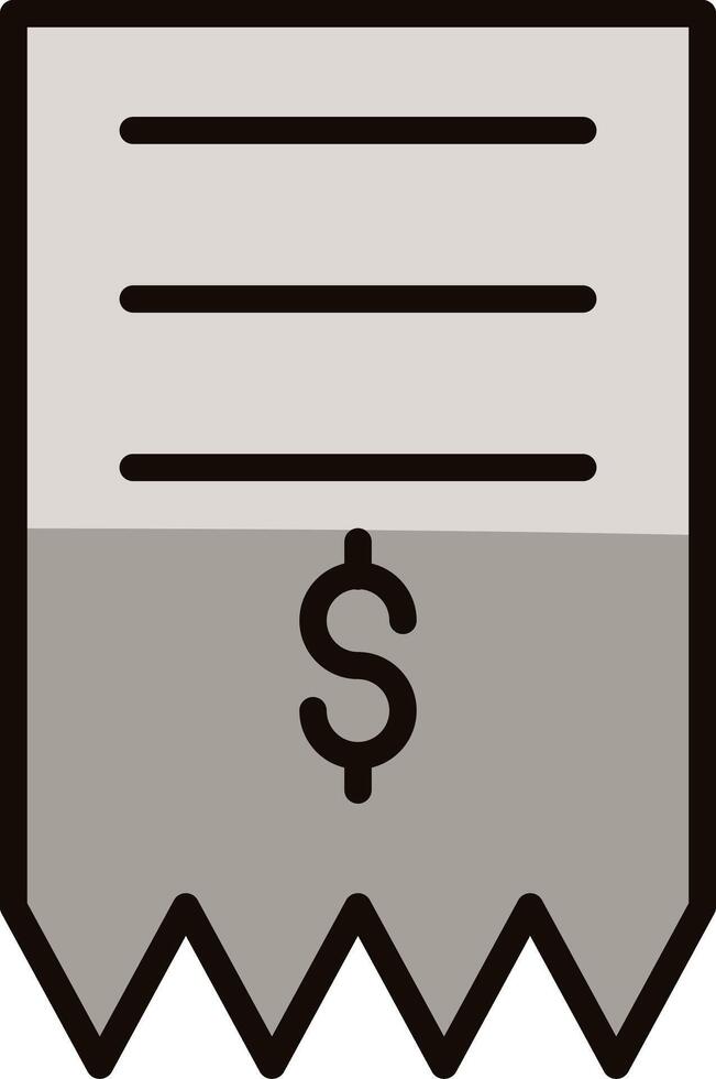 Receipt Icon Design vector