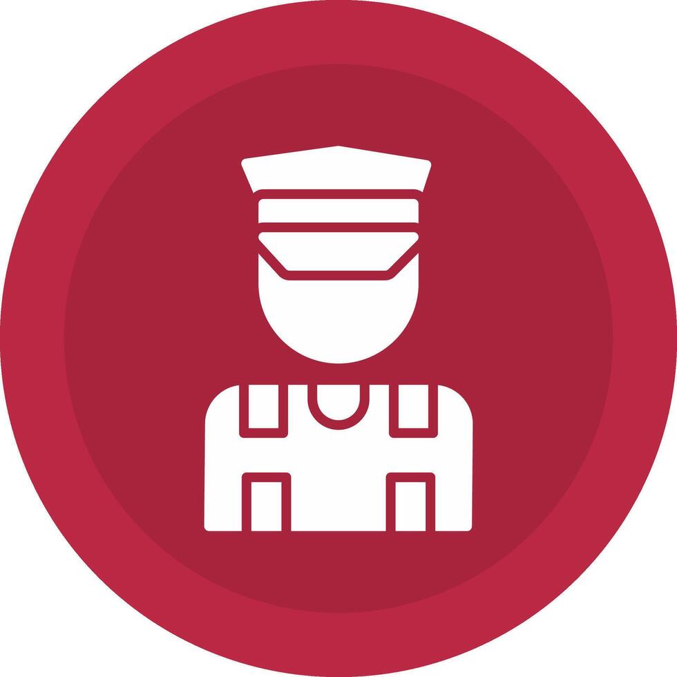 Pilot Icon Design vector