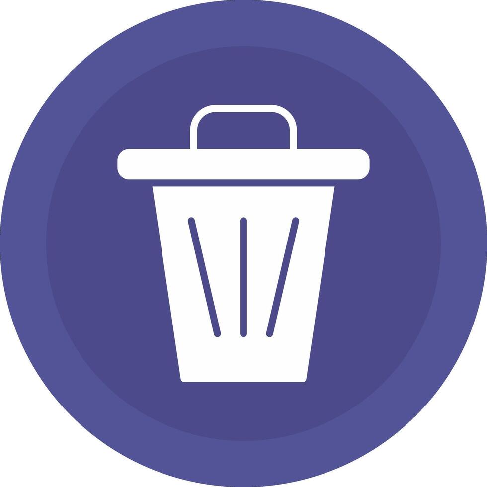 Dustbin Icon Design vector