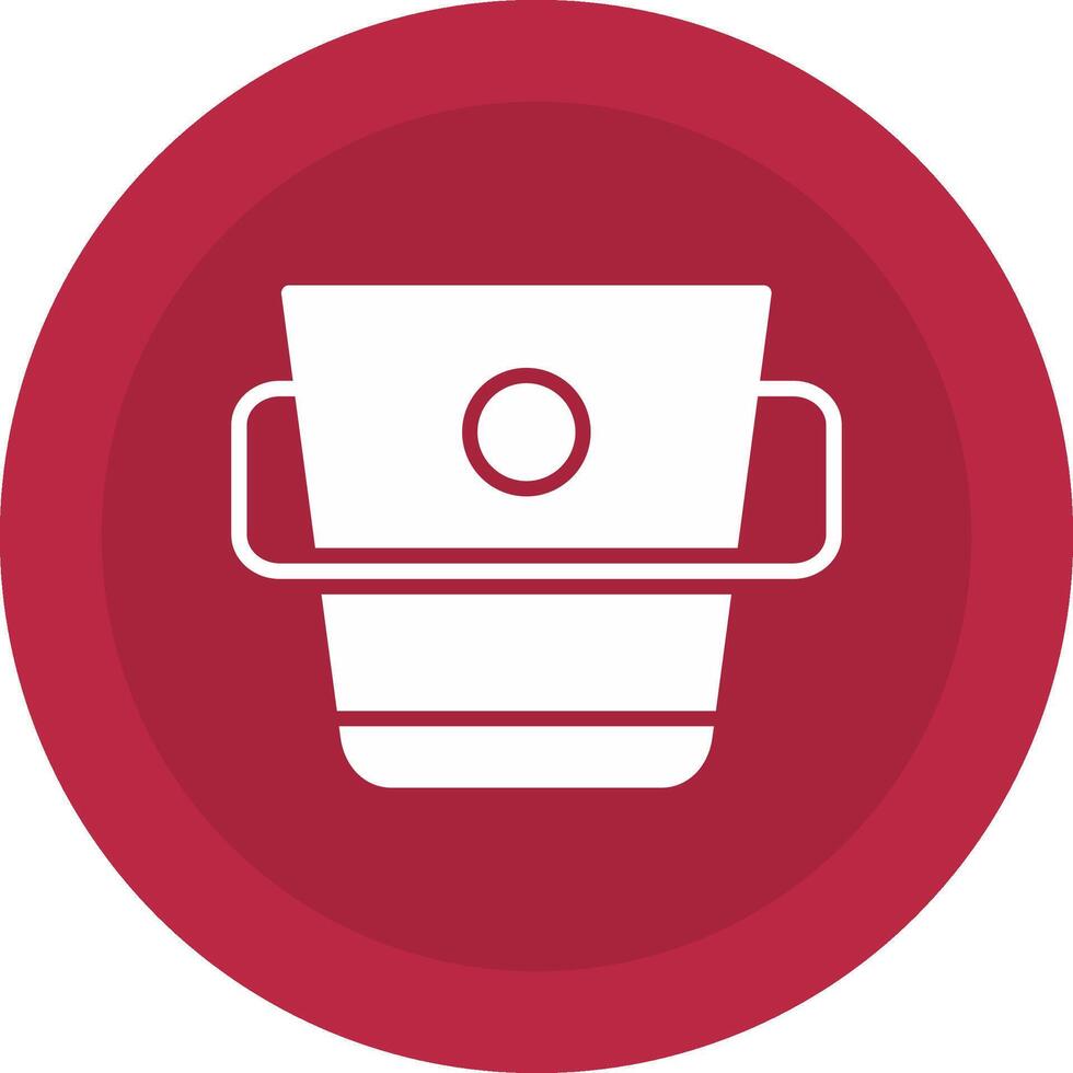 Water Bucket Icon Design vector