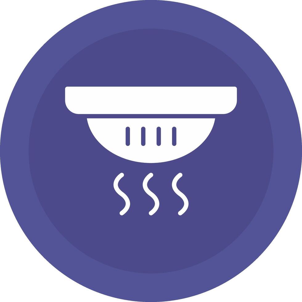 Smoke Detector Icon Design vector