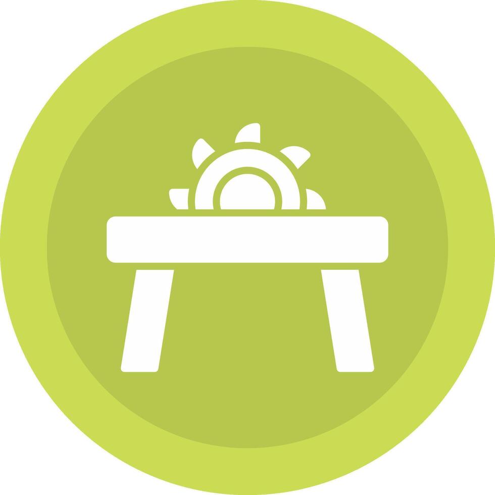 Table Saw Icon Design vector