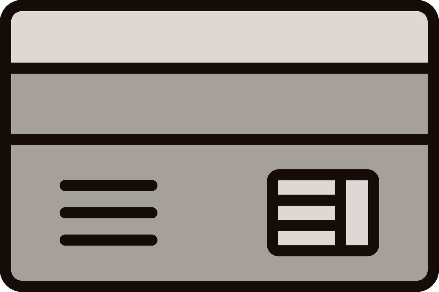 Credit Card Icon Design vector
