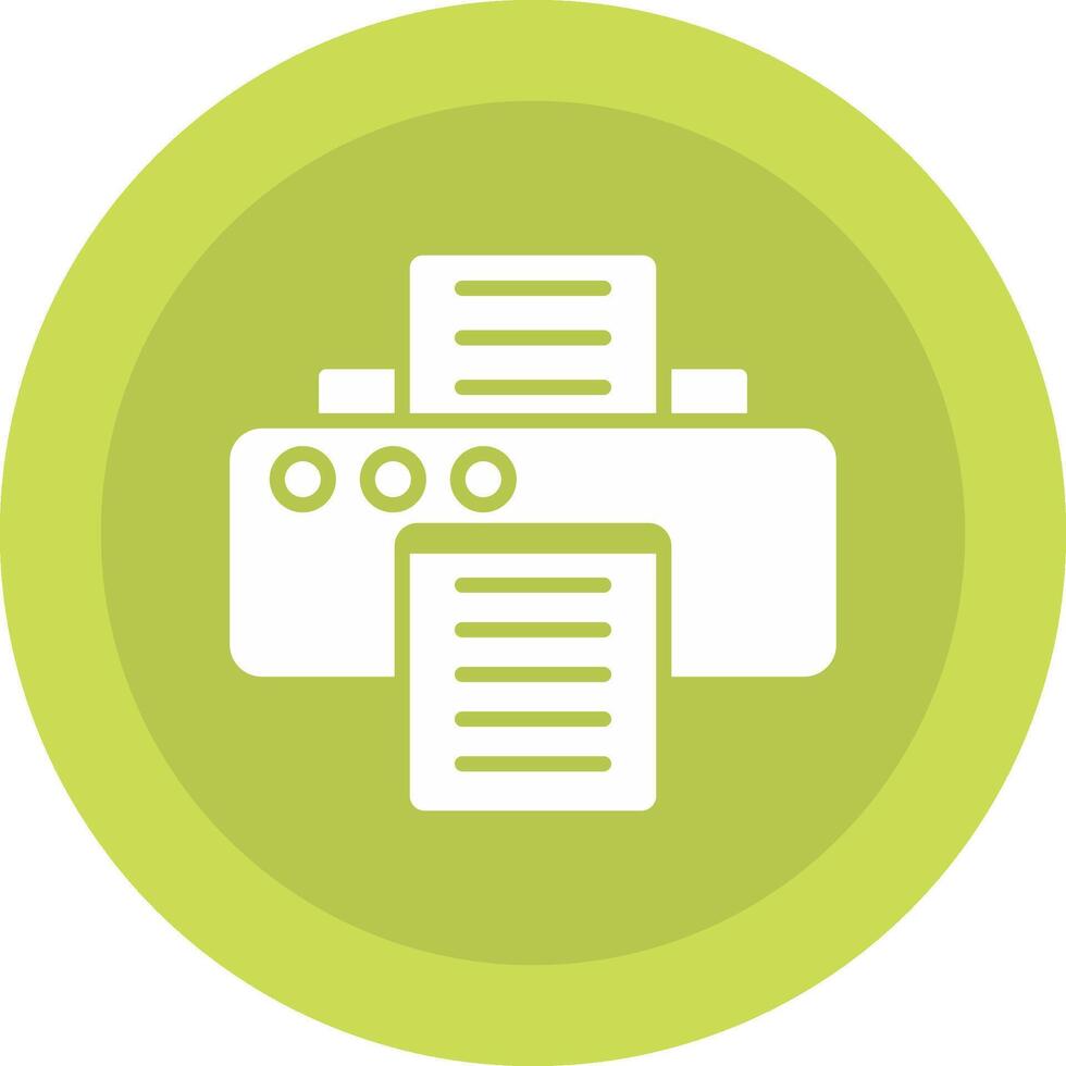 Printer Icon Design vector