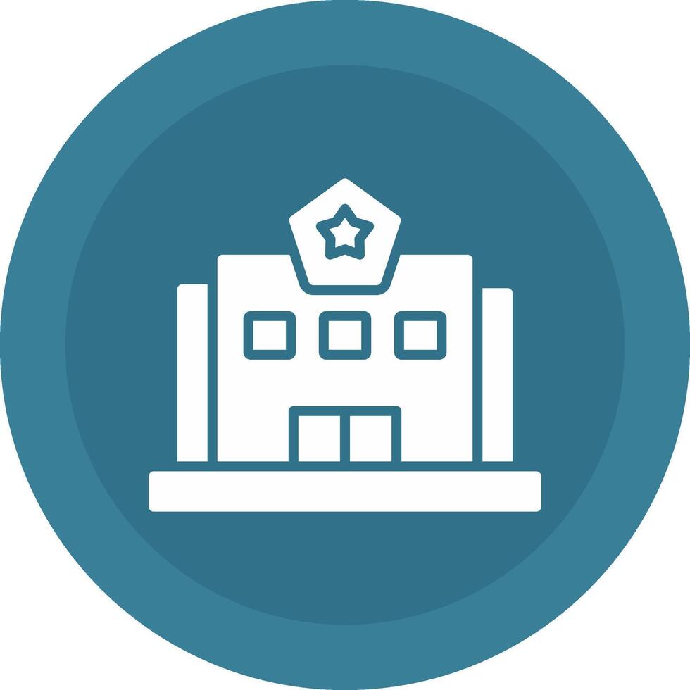 Police Station Icon Design vector
