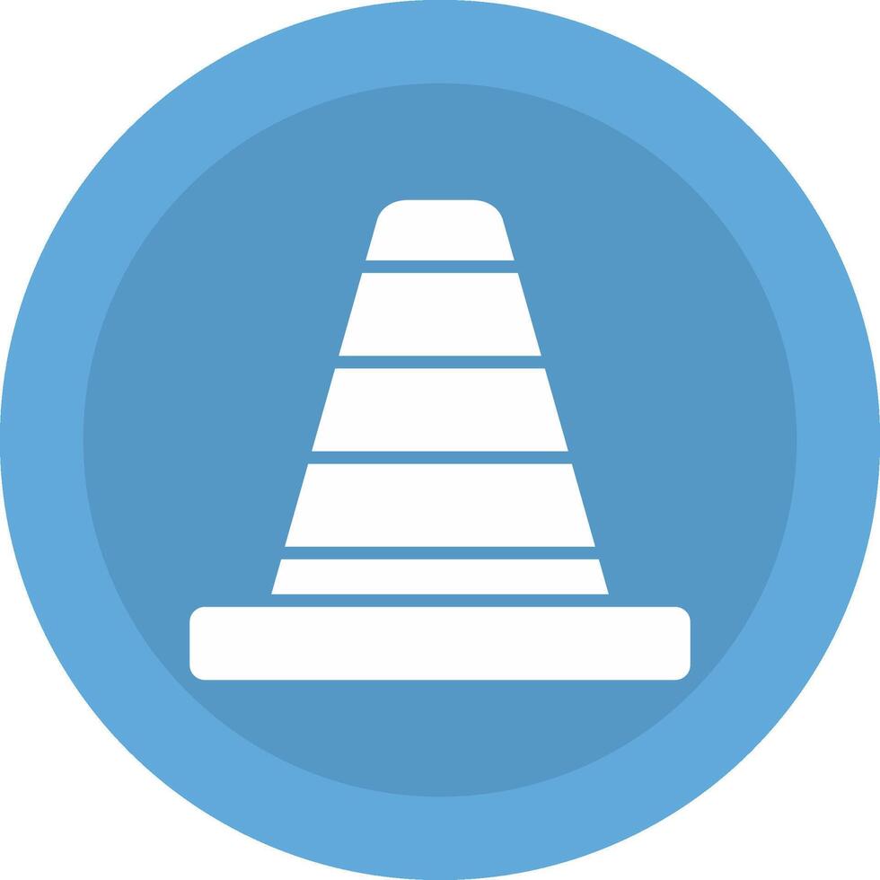 Traffic Cone Icon Design vector