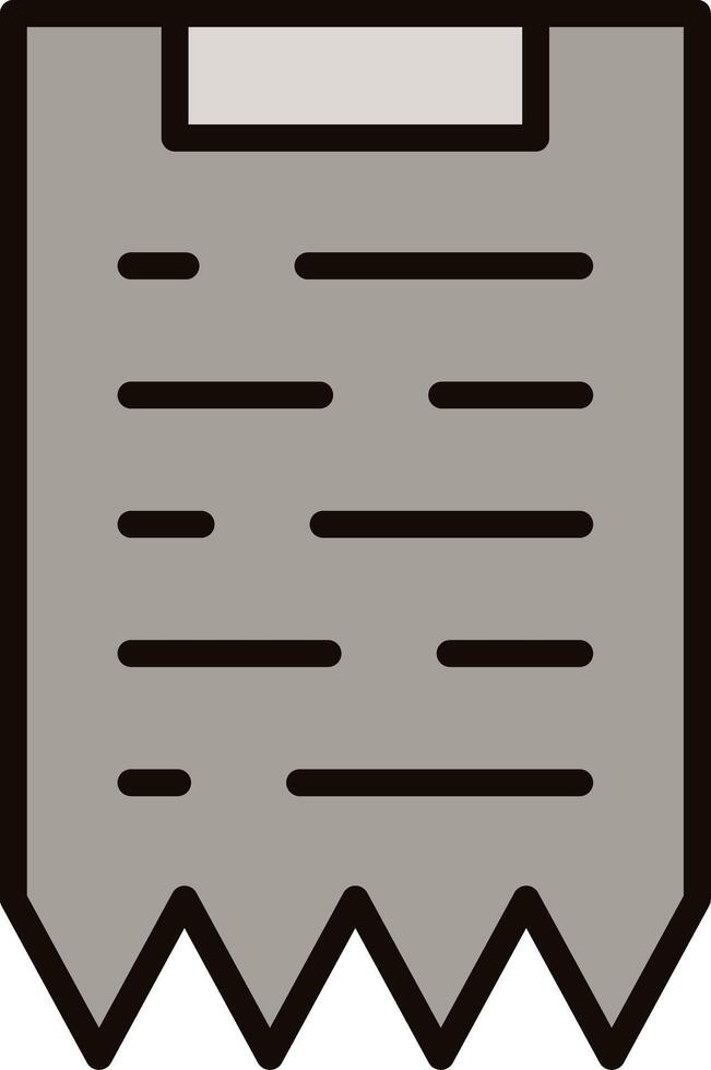 Bill Icon Design vector