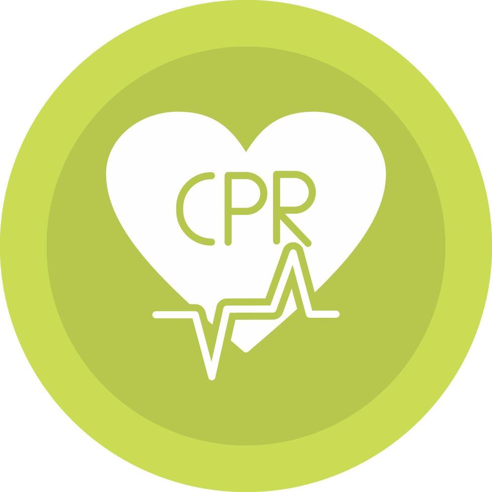 CPR Icon Design vector