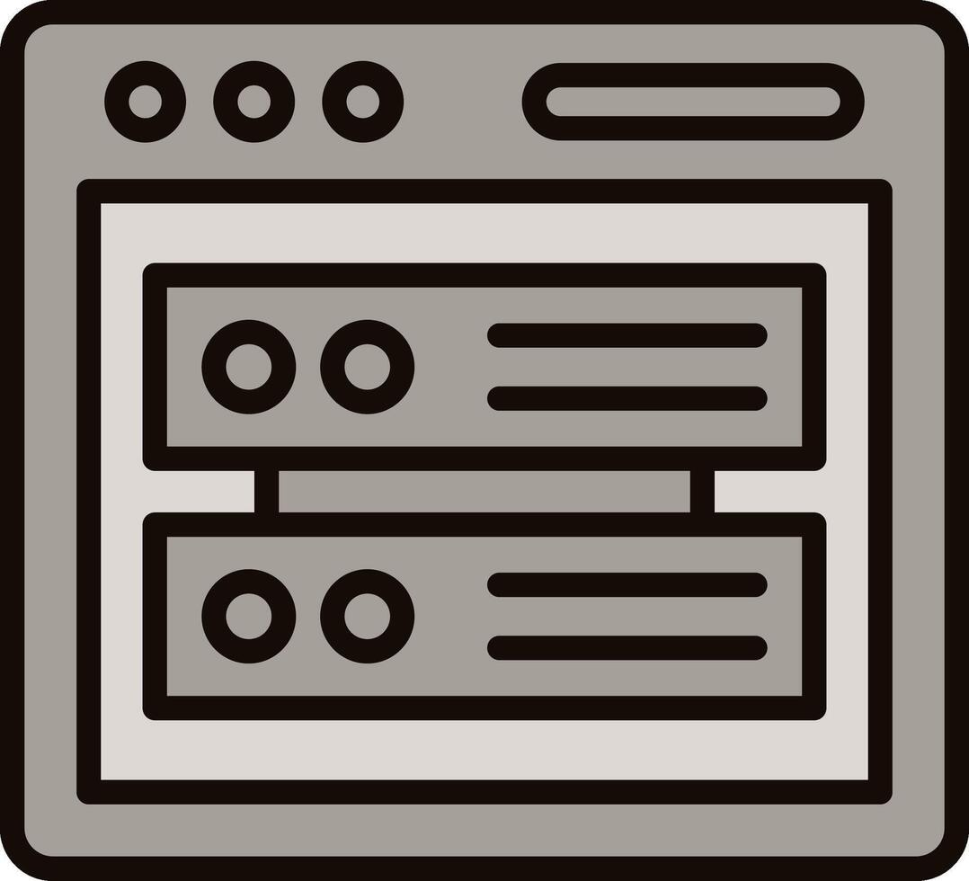 Database Icon Design vector