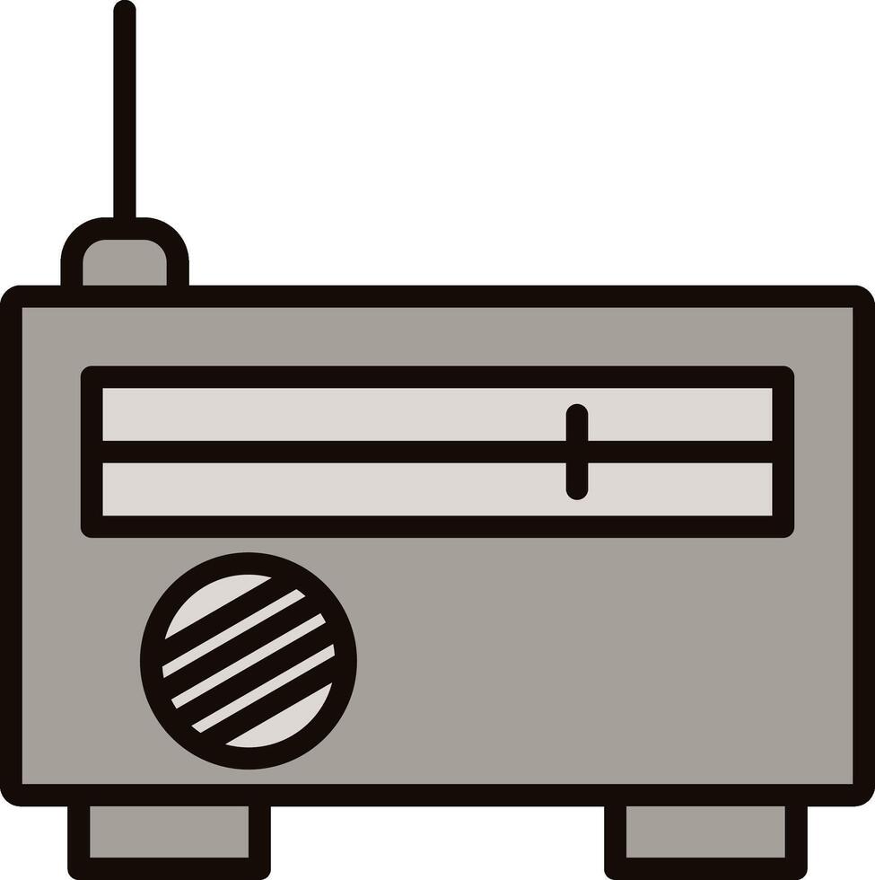 Radio Icon Design vector