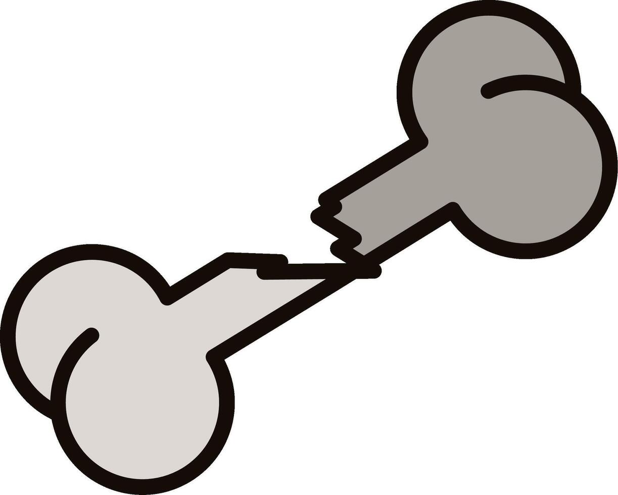 Bone Icon Design vector