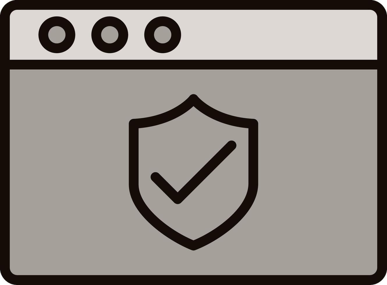 Web Security Icon Design vector