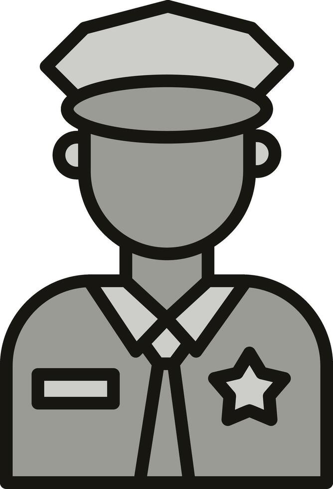 Officer Icon Design vector