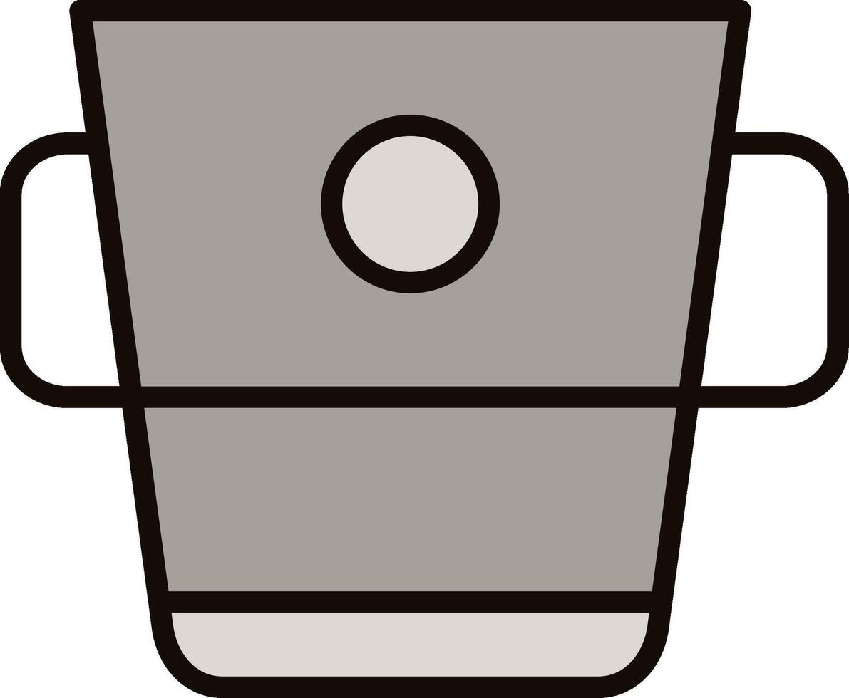 Water Bucket Icon Design vector