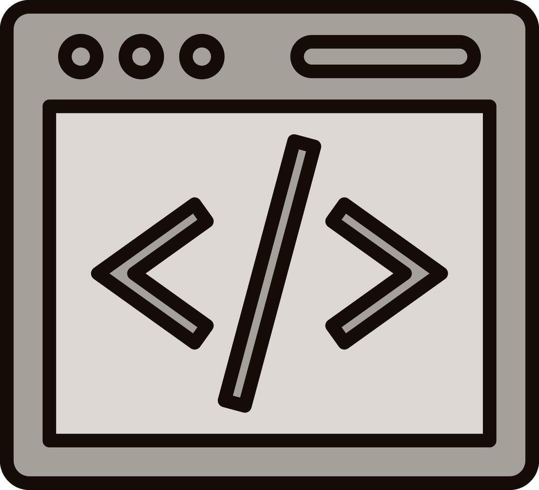 Html Icon Design vector