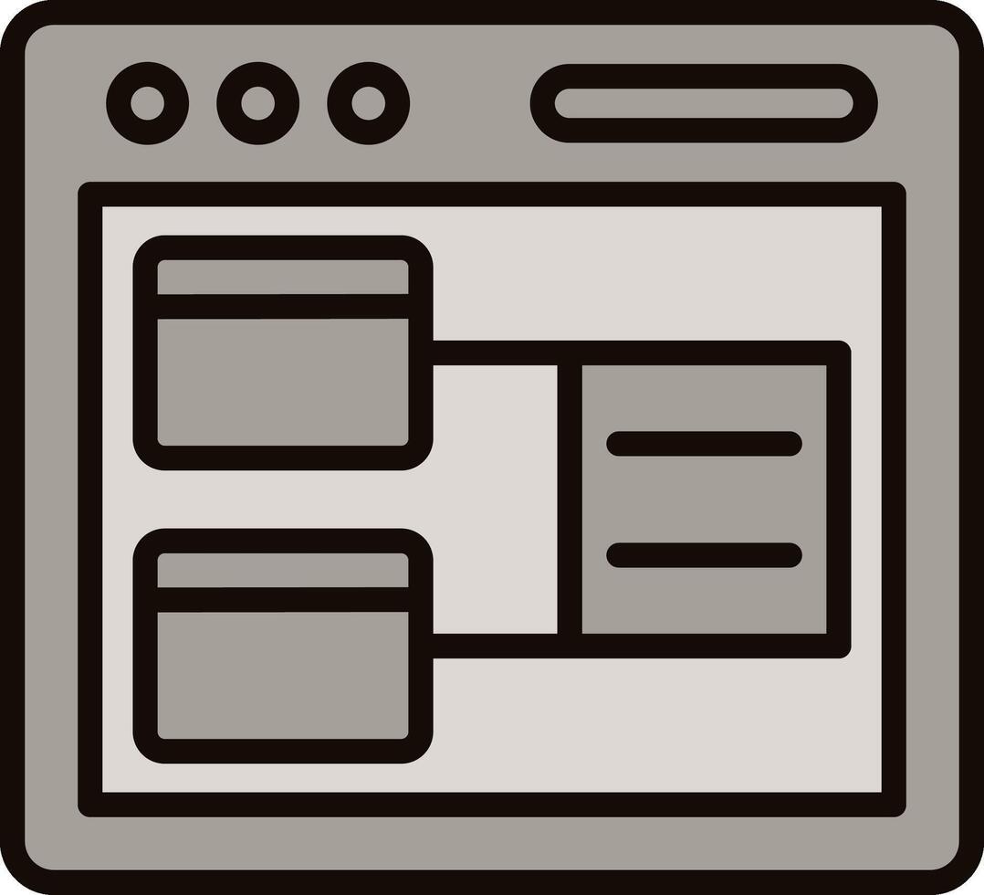 Web Development Icon Design vector