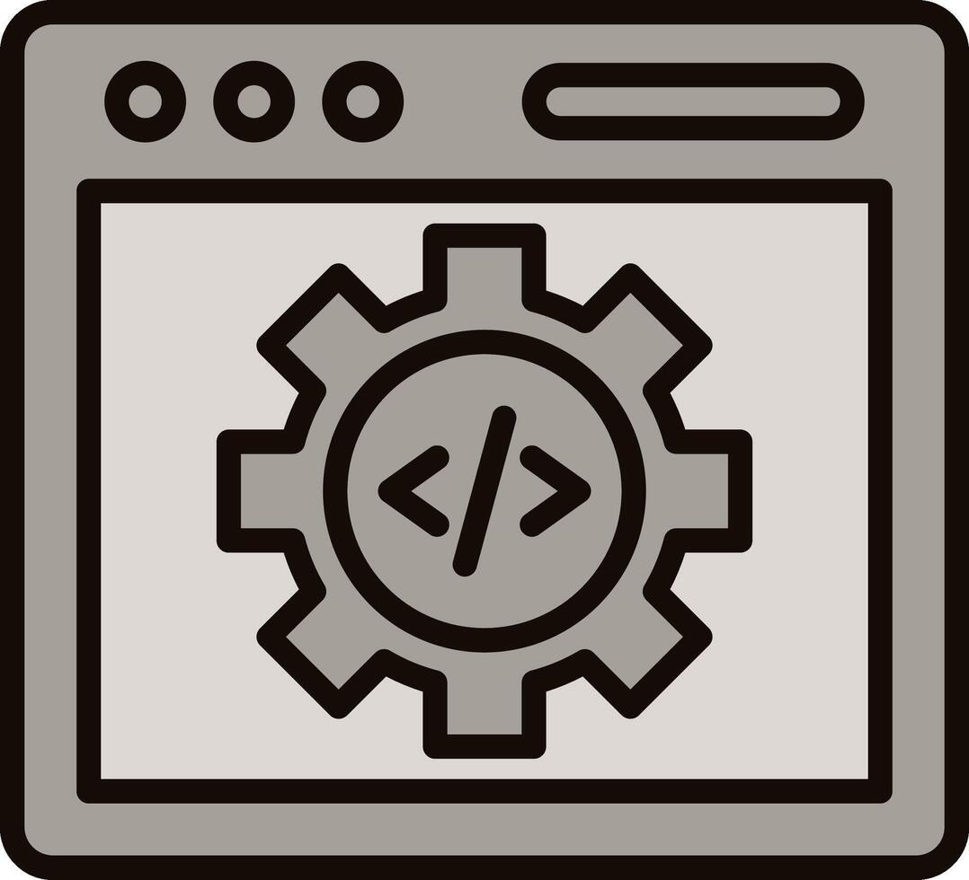 Configuration Icon Design vector