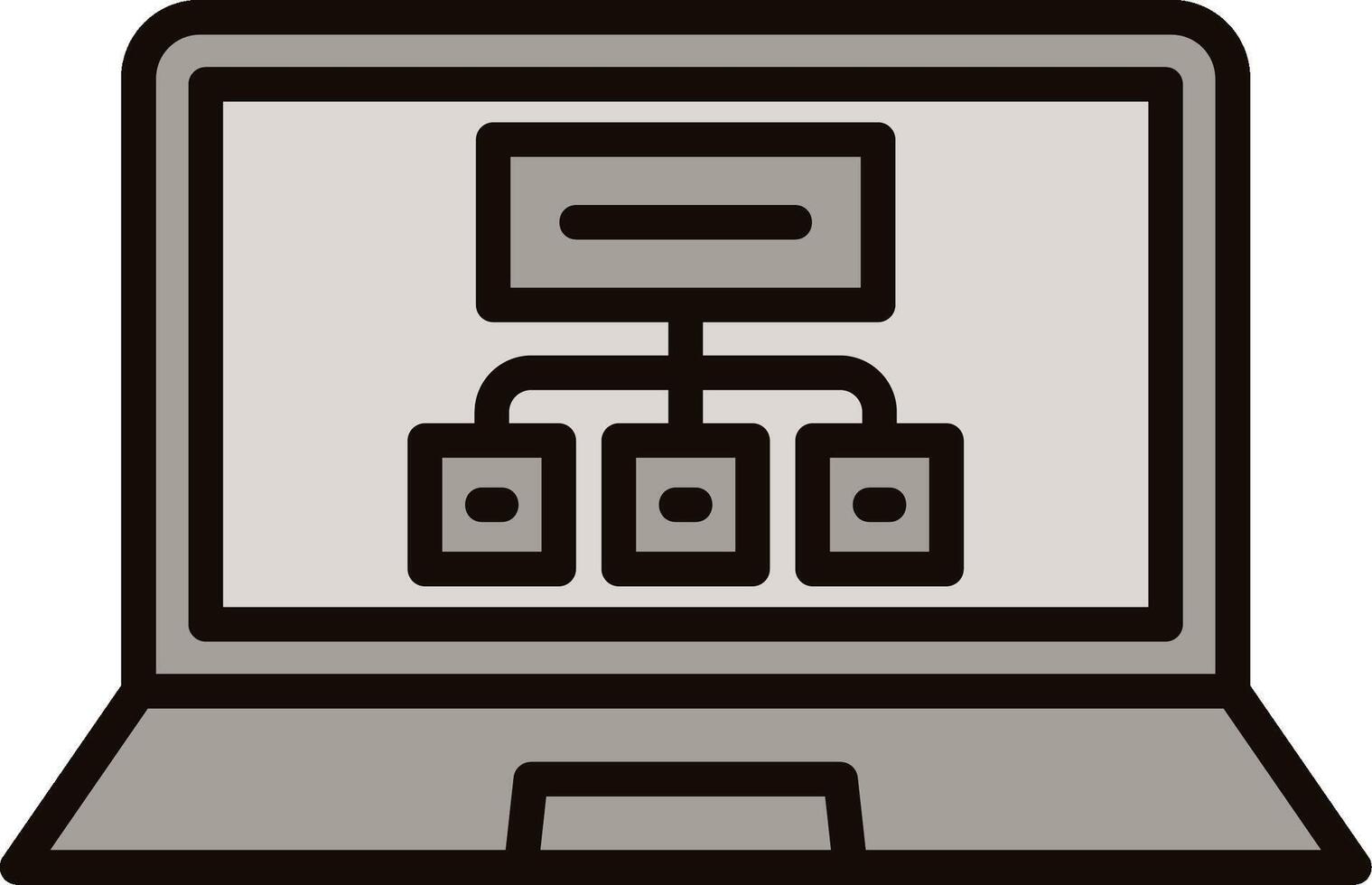 Sitemap Icon Design vector