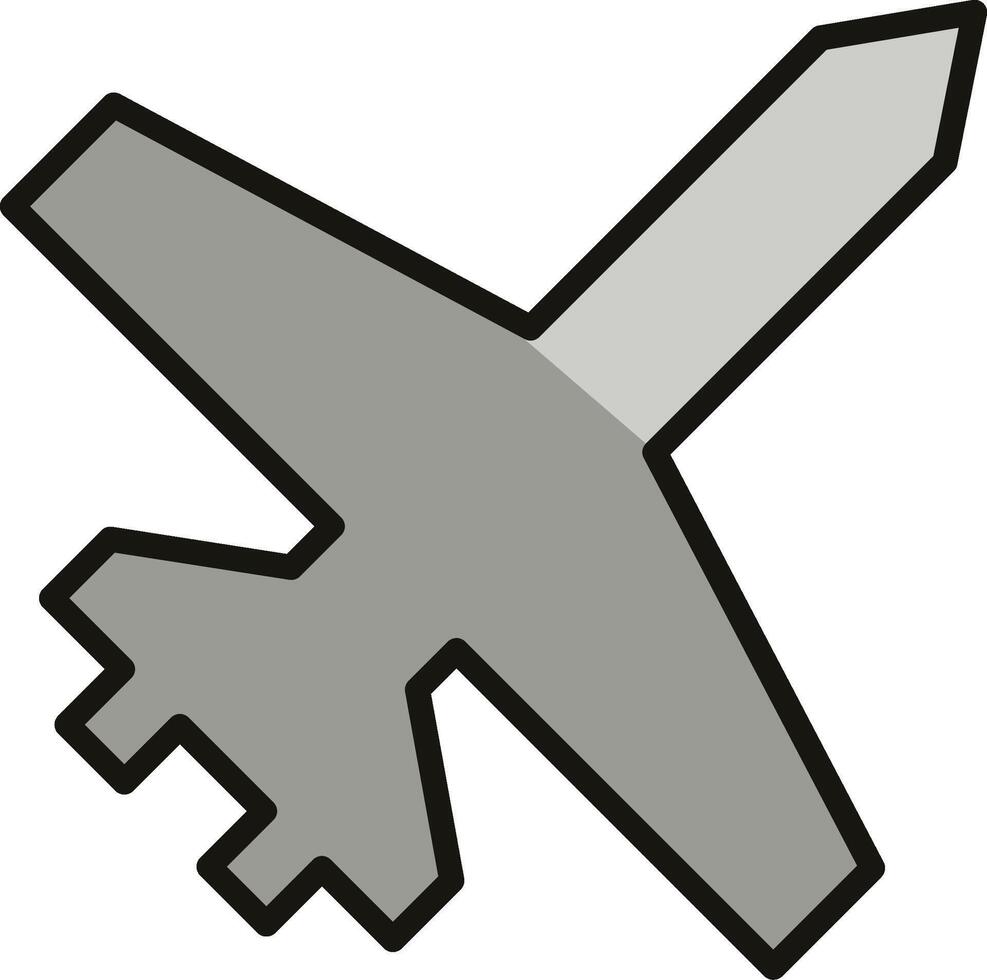 Aircraft Icon Design vector