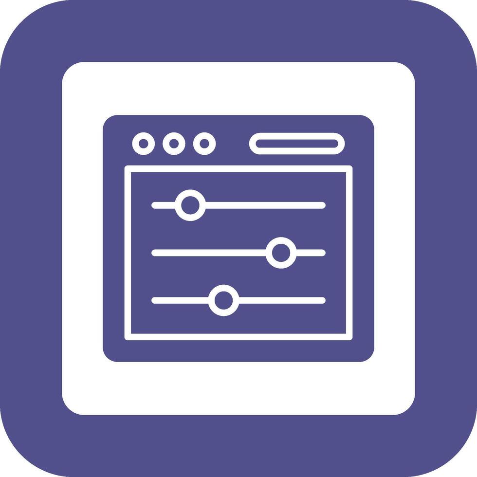 Adjust Icon Design vector