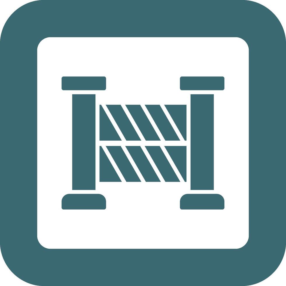 Road Block Icon Design vector