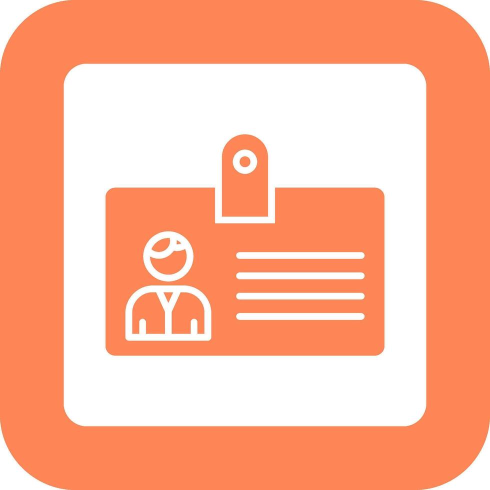 Identification Card Icon Design vector