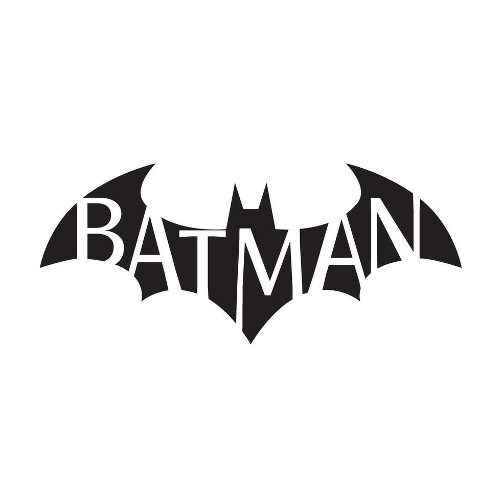 Batman logo art vector