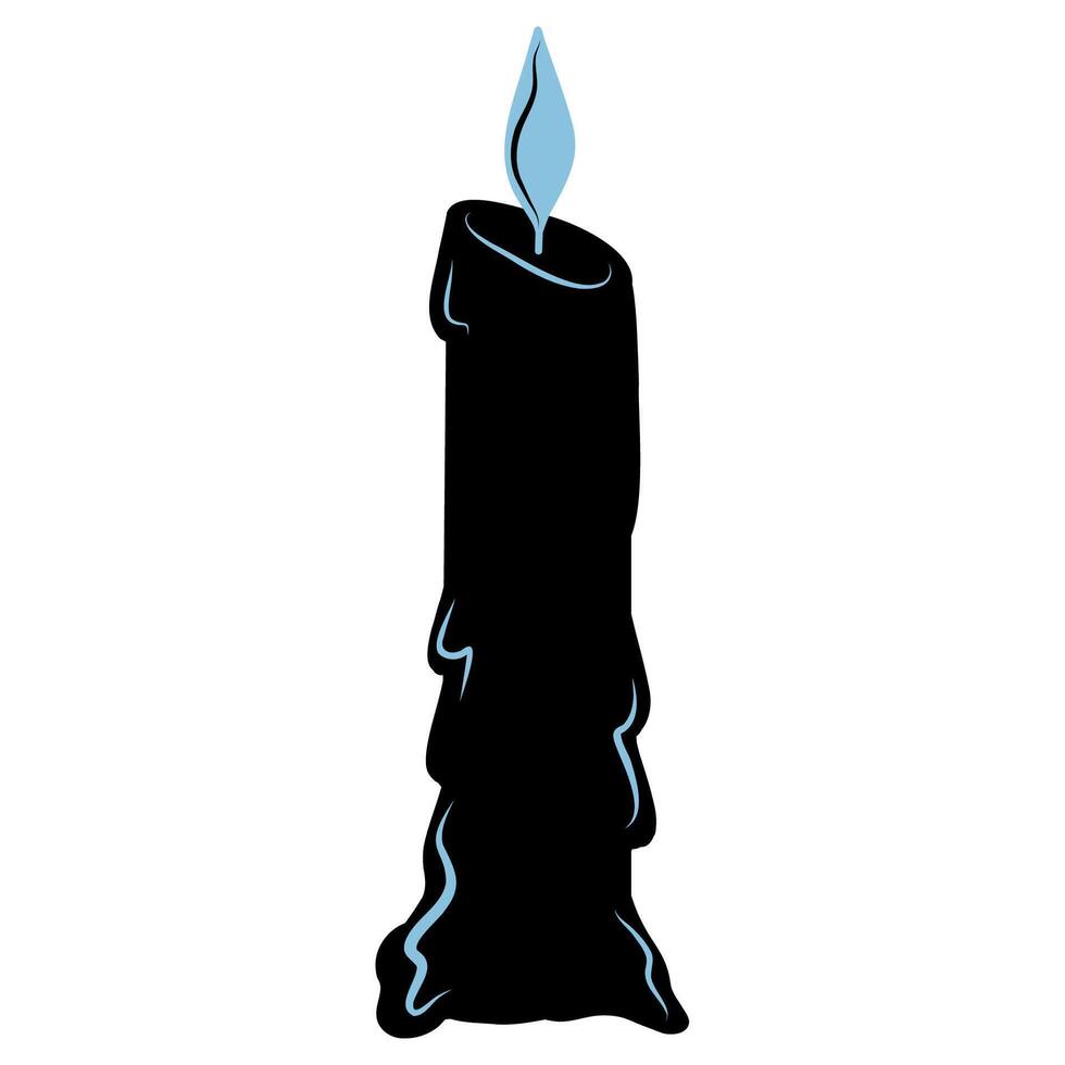 Candle isolated on white background vector