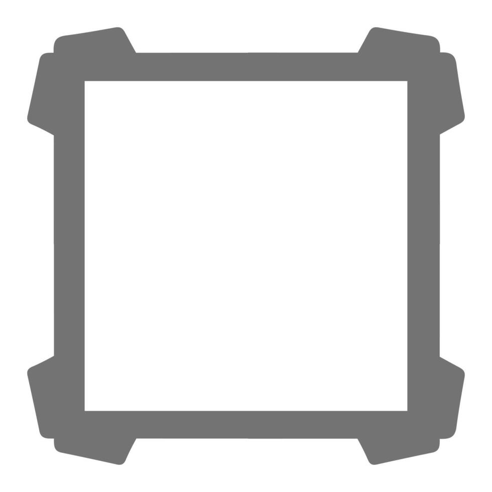 Decorative ornament frame set design vector