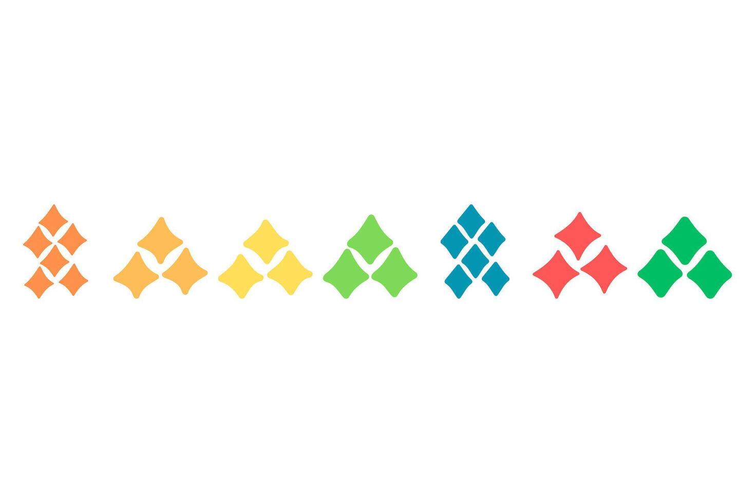 Sparkle icon set. Ornament design vector