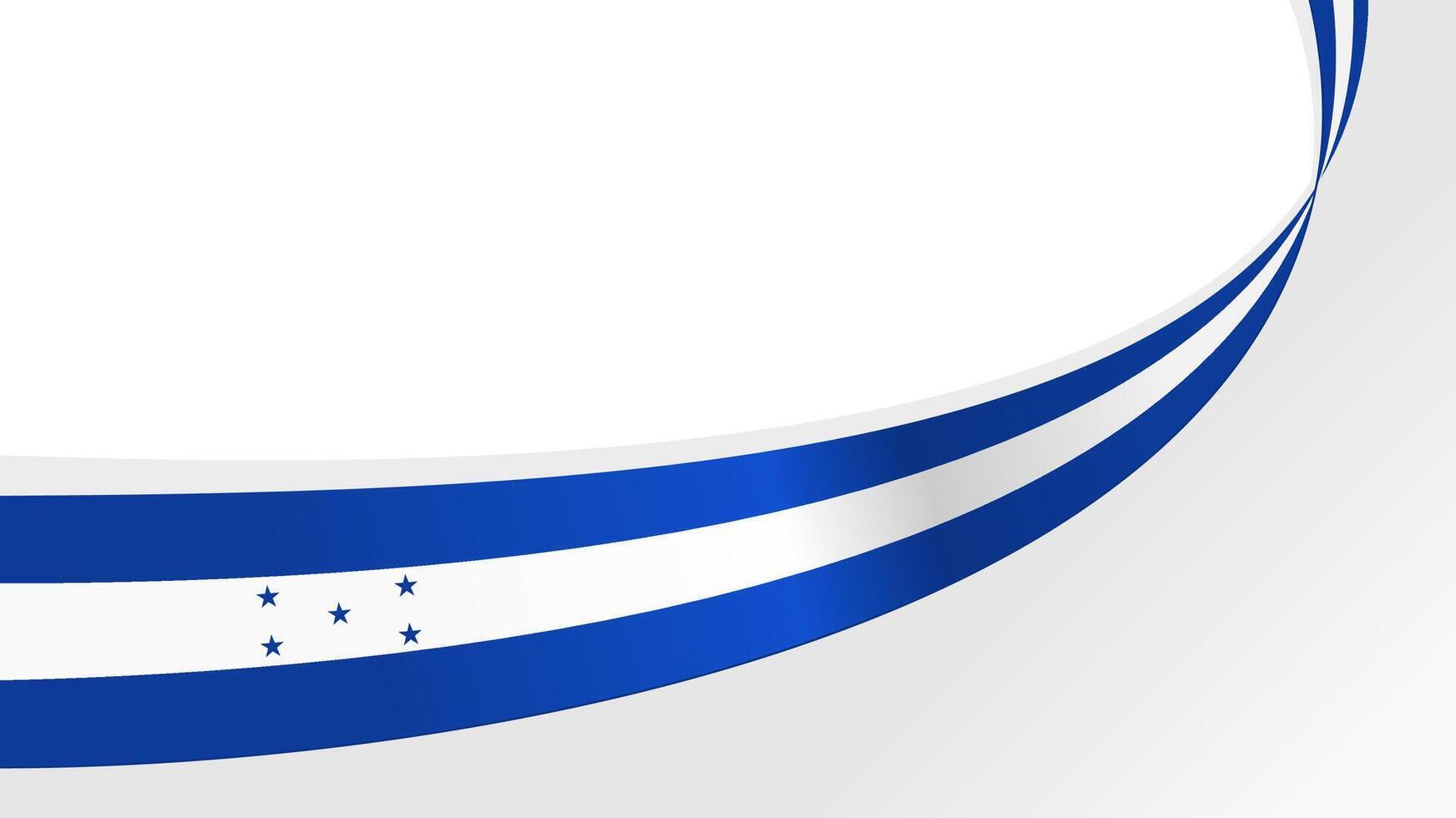 wavy honduras flag background with copy space for text. honduras independence day vector