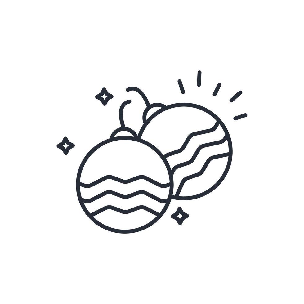 ornament icon. .Editable stroke.linear style sign for use web design,logo.Symbol illustration. vector