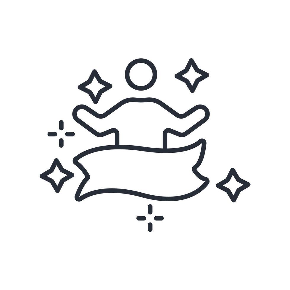 Happy New Year icon. .Editable stroke.linear style sign for use web design,logo.Symbol illustration. vector