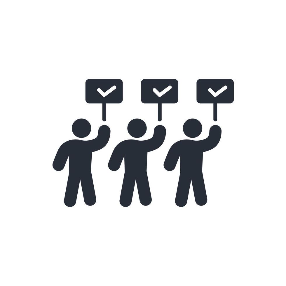 volunteerism icon. .Editable stroke.linear style sign for use web design,logo.Symbol illustration. vector