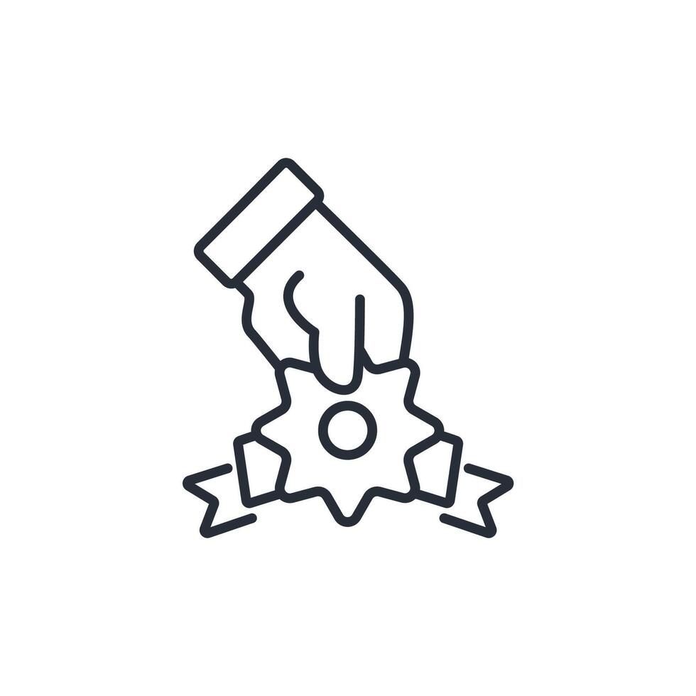 excellence icon. .Editable stroke.linear style sign for use web design,logo.Symbol illustration. vector