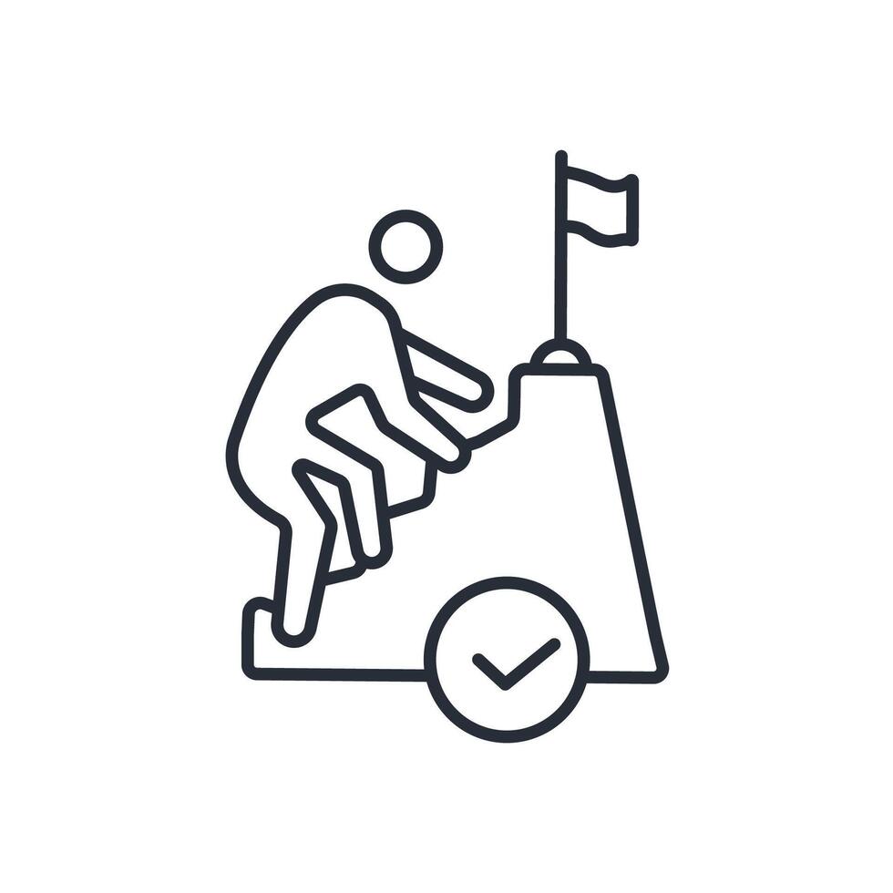 conquer icon. .Editable stroke.linear style sign for use web design,logo.Symbol illustration. vector