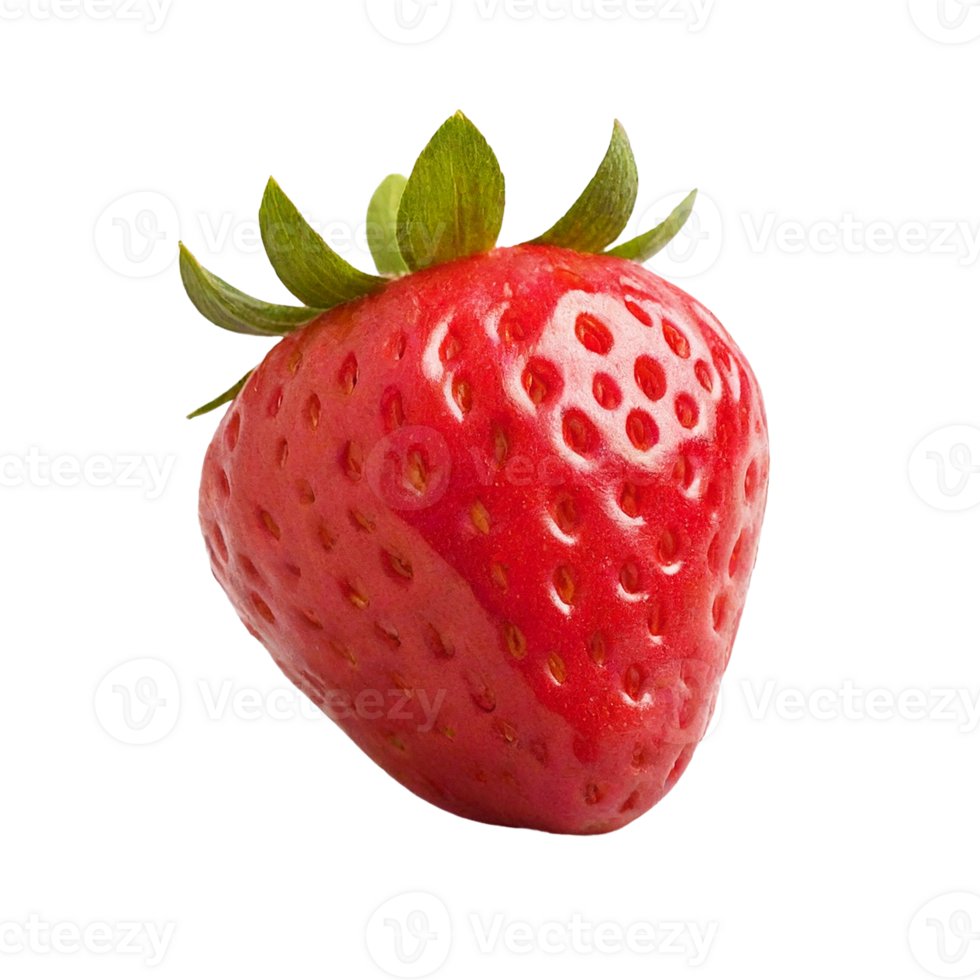 Delicious Strawberry isolated on Transparent background png