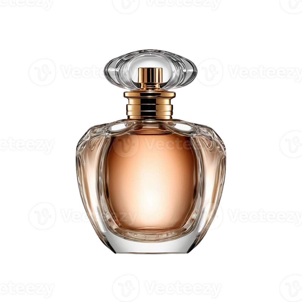 Modern Perfume bottle isolated on Transparent background png