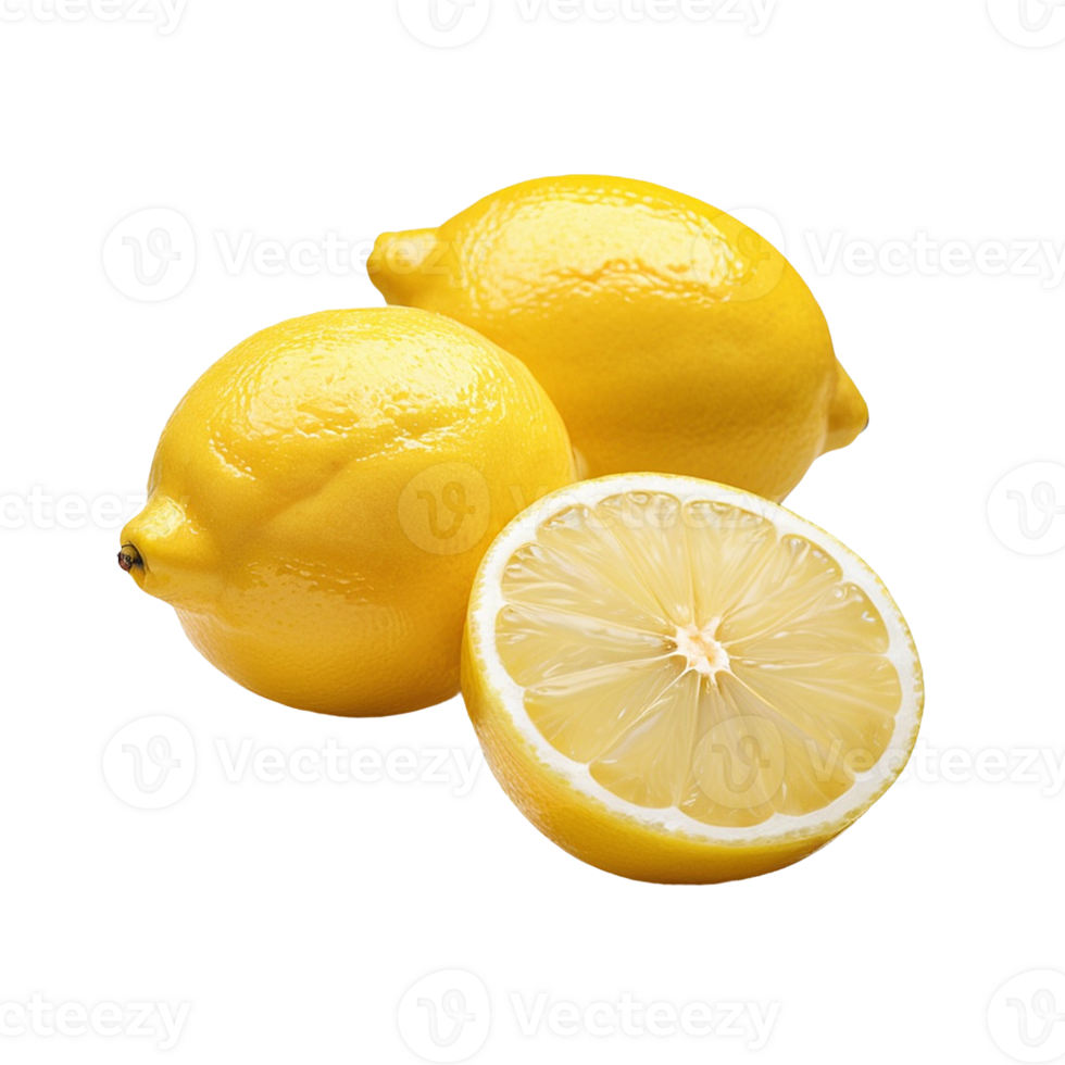 Lemon fruits isolated on Transparent background png