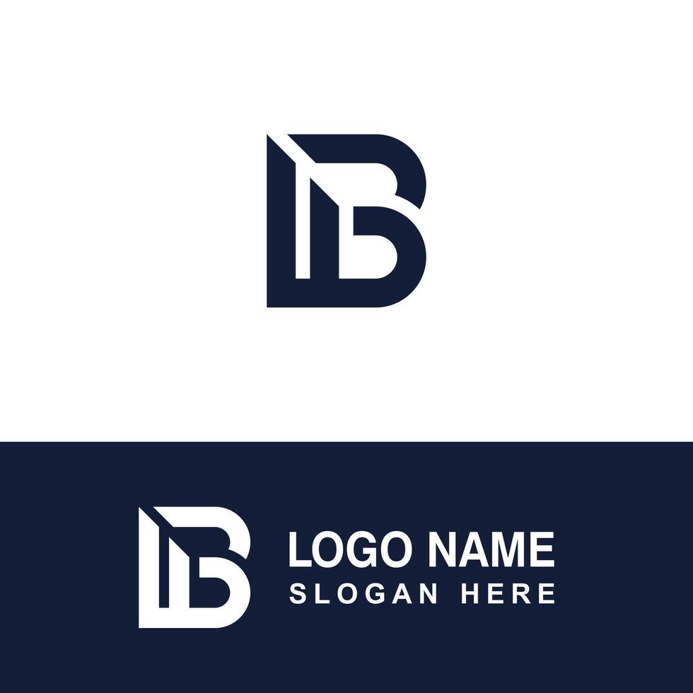 Extraordinary logo with B concept for property business. vector