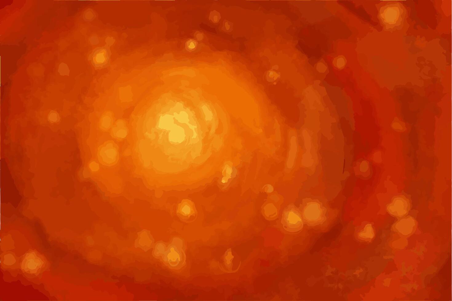 Twinkle Magic Christmas Background With Golden Sparkle on Red watercolor gradient. Shiny Sun Texture with defocused Bokeh and Glittery Shimmer. Christmass And New Year artistic shine wallpaper. vector