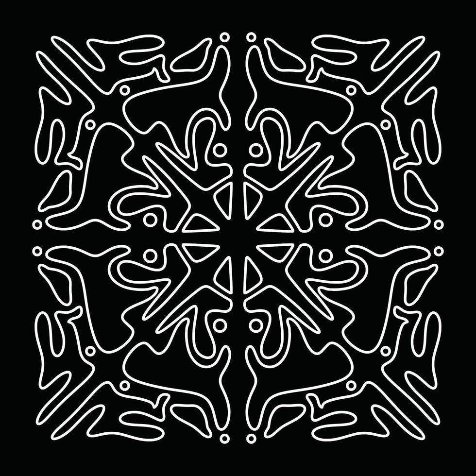 abstract background with creative geometric pattern vector