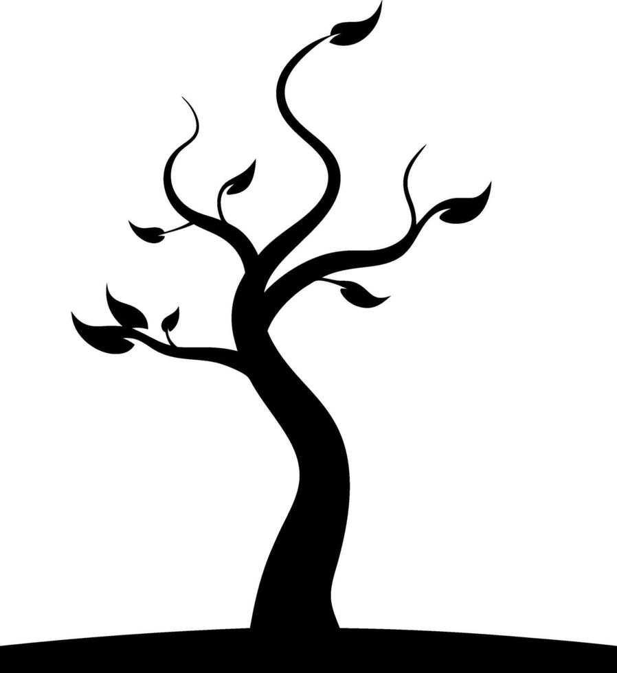 A beautiful small tree vector